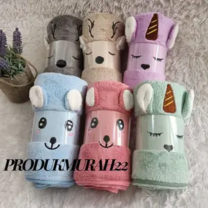 Handuk Mandi Anak UKuran 50x100cm dan 70x140cm / Handum Mandi Jumbo Nyerap Air / Handuk Murah / Kamar mandi Penyerap Lembut Handuk Wajah Dapat digunakan kembali Bulu halus Karakter