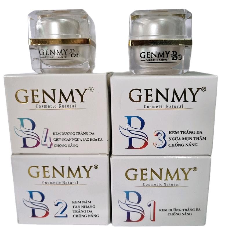 Kem Genmy B1, B2, B3, B4 18g , kem dưỡng trắng da