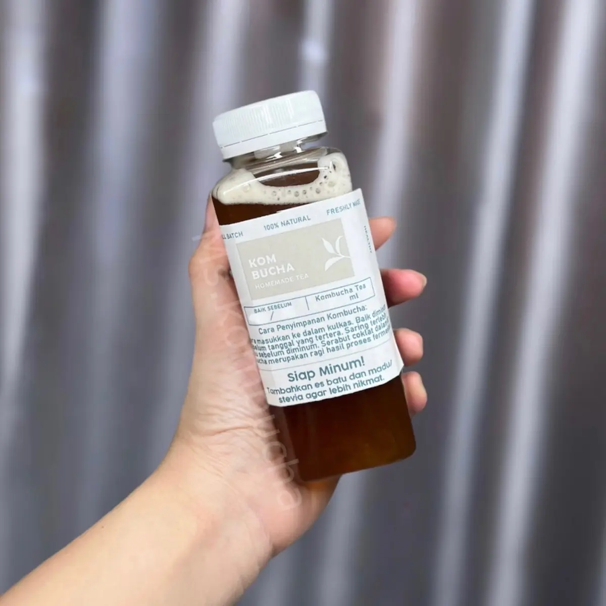 Kombucha tea siap minum 250ml Organic Natural