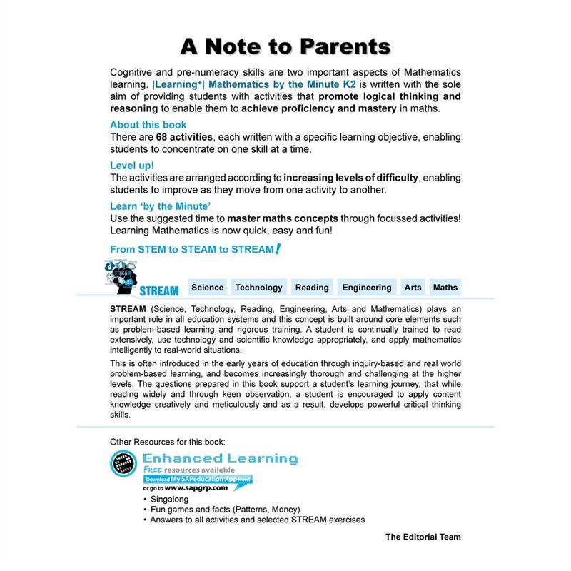 Product Introduction of High Quality Learning+ Mathematics By The Minute Series | Topical | PreSchool Maths School Assessment Books  SAP 12