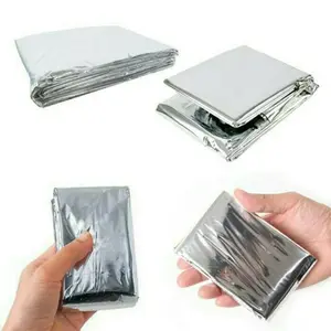 Emergency Thermal Blanket Murah Anti Hipotermia Hangat Survival Kit