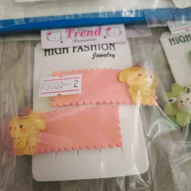 jepit rambut viral anak, jepit korea, jepitunik, souvenir, jepitanlucu grosir, hairclip, jepitanbisa buat jual lagi Penjepit Rambut Karakter Kartun Fashion 5