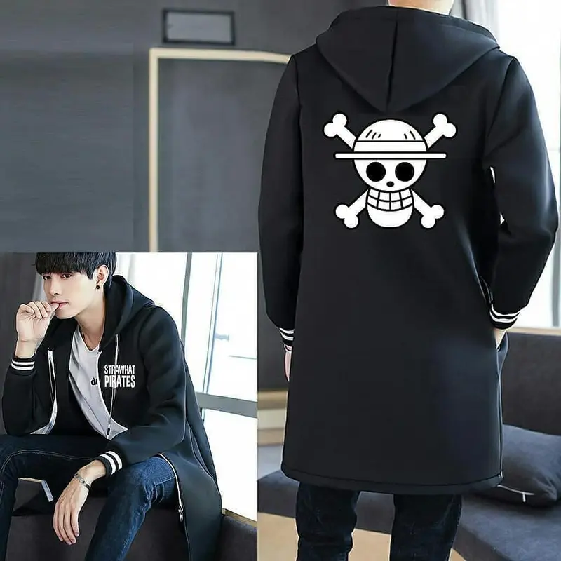 Jaket Anime Jubah New One Piece whitebread Cosplay Anime 2