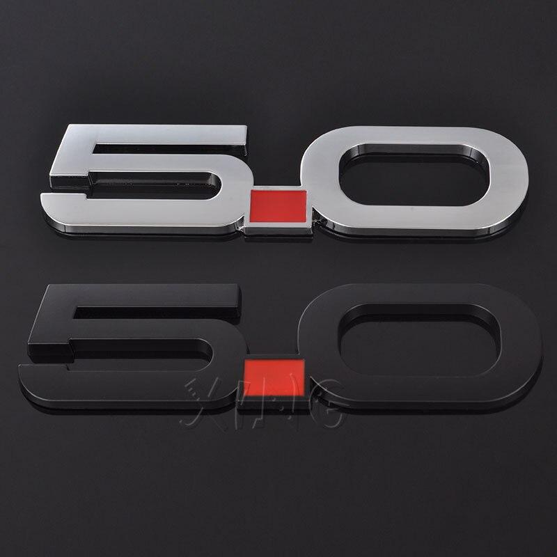 Product Introduction of Car Car Sticker 5.0 Emblem Rear Trunk Badge Metal Decal For Ford Mustang GT 500 Cobra Focus Mondeo Fiesta Land Rover SUV Car Styling car accessories 16