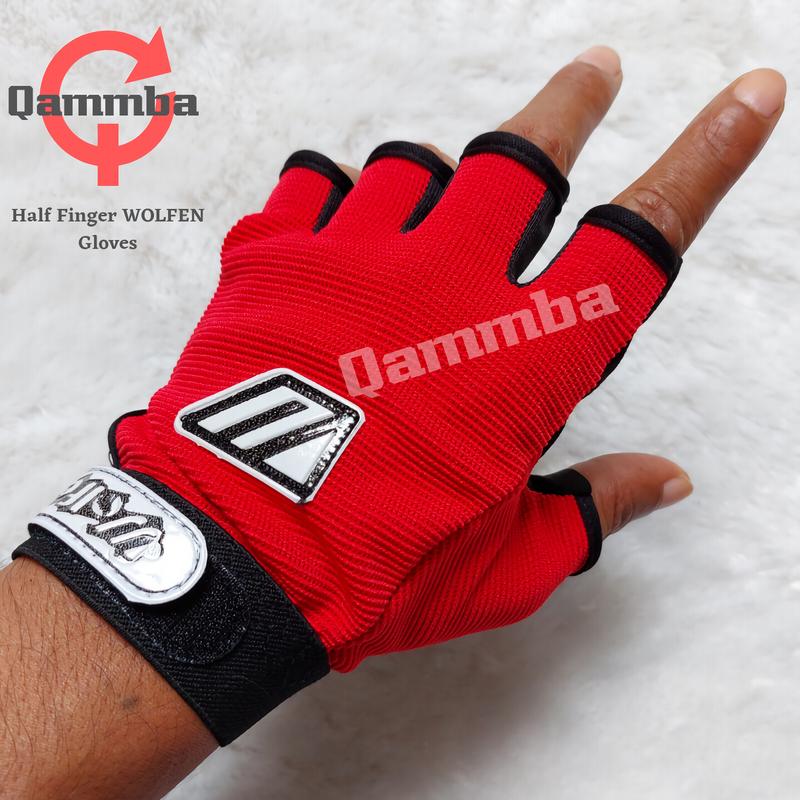 QAMMBA - Sarung Tangan Motor Setengah Jari / Half Finger Gloves / Sarung Tangan Wofen 1