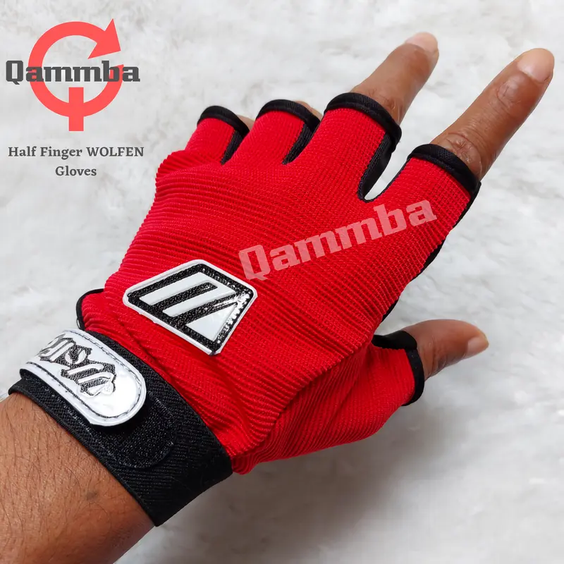 QAMMBA - Sarung Tangan Motor Setengah Jari / Half Finger Gloves / Sarung Tangan Wofen 0