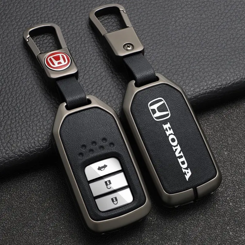 Honda Hrv City Spec V/Crv/Accord/Civic Brio BRV Hrv Jazz Zinc Alloy Key Cover Flip Key Case Full Package