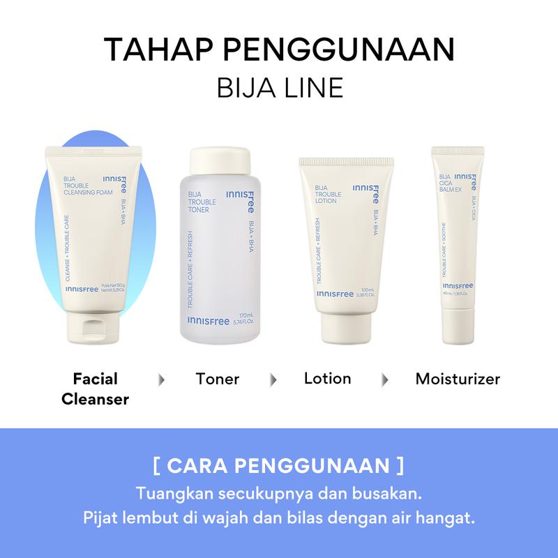 Innisfree Bija Trouble Cleansing Foam 150g - Cleanser 4