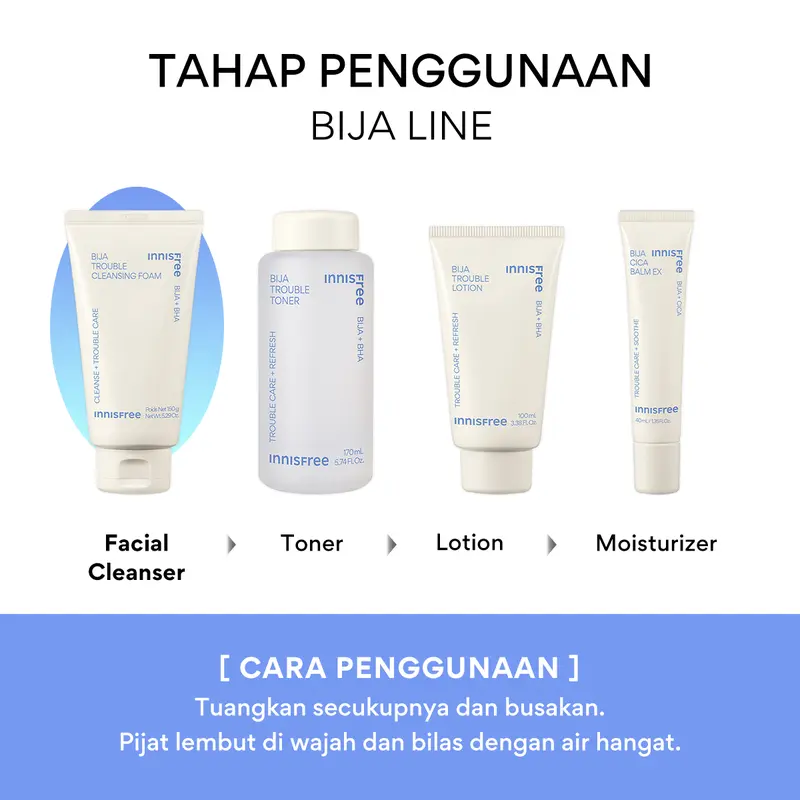 Innisfree Bija Trouble Cleansing Foam 150g - Cleanser 4