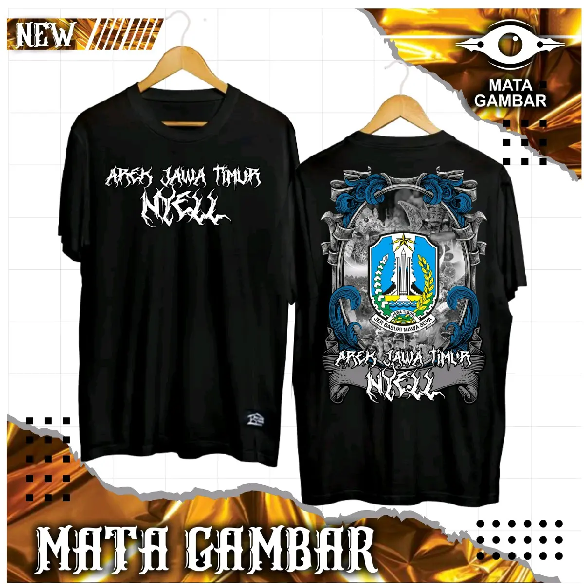 Kaos Arek Jawa Timur Nyell