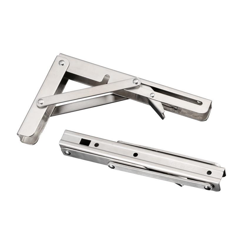 Product Introduction of [Inox - 1 Cặp - Chữ K] Bản lề gập thông minh , Giá Ke đỡ bàn gấp gọn treo tường, Pát ke chữ chịu lực 80kg 19