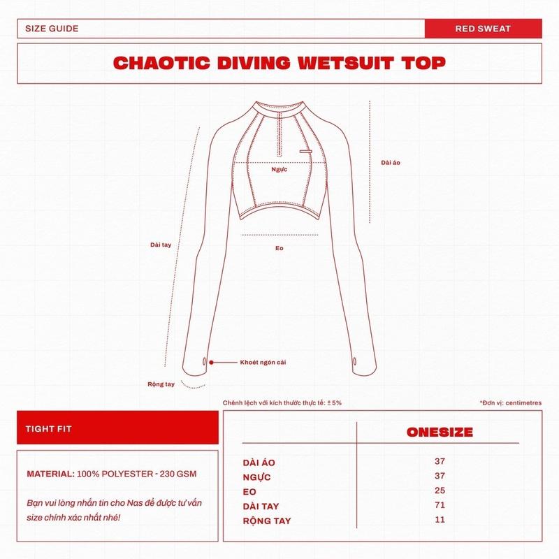 Product Introduction of NAS Chaotic Diving Wetsuit Top - Áo Crop Body Dài Tay 0