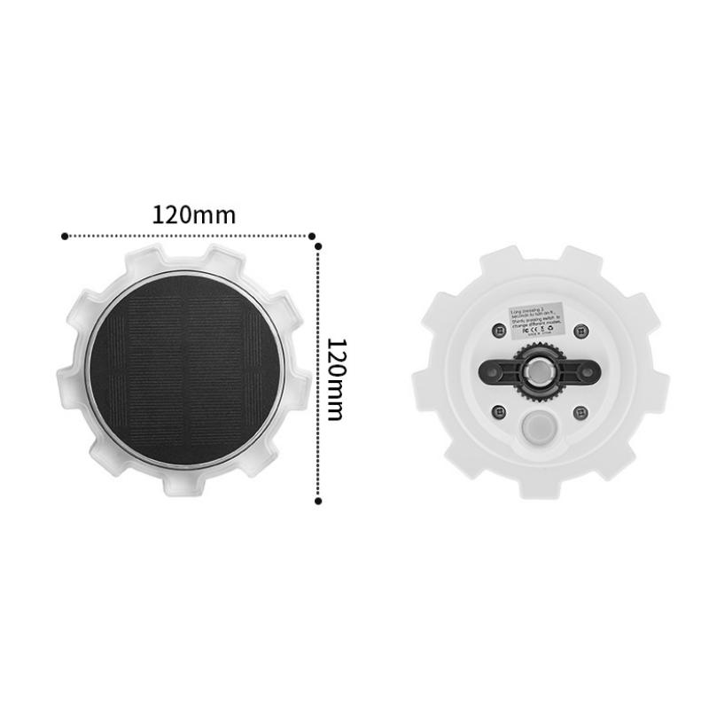Product Introduction of New Led Solar Garden Lamp Waterproof Ground-in 4Mode Backyard Patio Lawn Decoration Wall Fence Gear Outdoor Solar Light 19