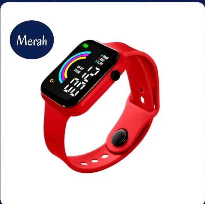 Jam tangan anak Wanita Led Digital/Jam tangan anak Pria led digital 5
