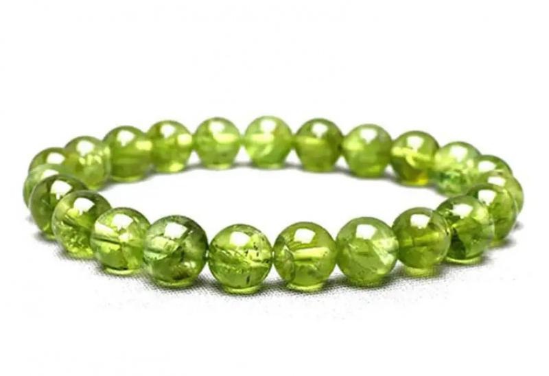 Product Introduction of Peridot Bracelet Natural Jewelry Green Natural Stone Peridot Jewelry Green Stone Yoga Bracelet Gift For Hei Pulse DecoreCostumeJewelry & Accessories 9