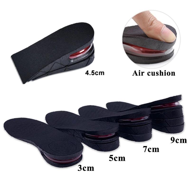 Product Introduction of COD Fast delivery free shipping Height Increase Insoles Up  Invisible Height Foot Pad Adjustable Cut Heel Insert Higher Footwear Shoes 13