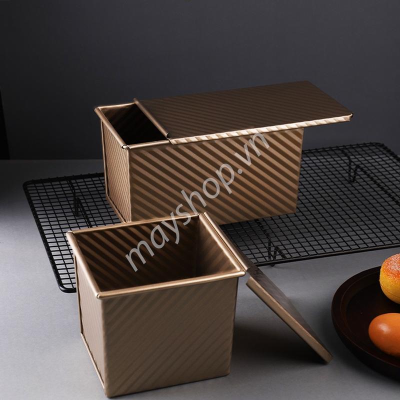 Khuôn bánh gối/ sandwich chống dính cao cấp 250g, 450g có nắp đậy