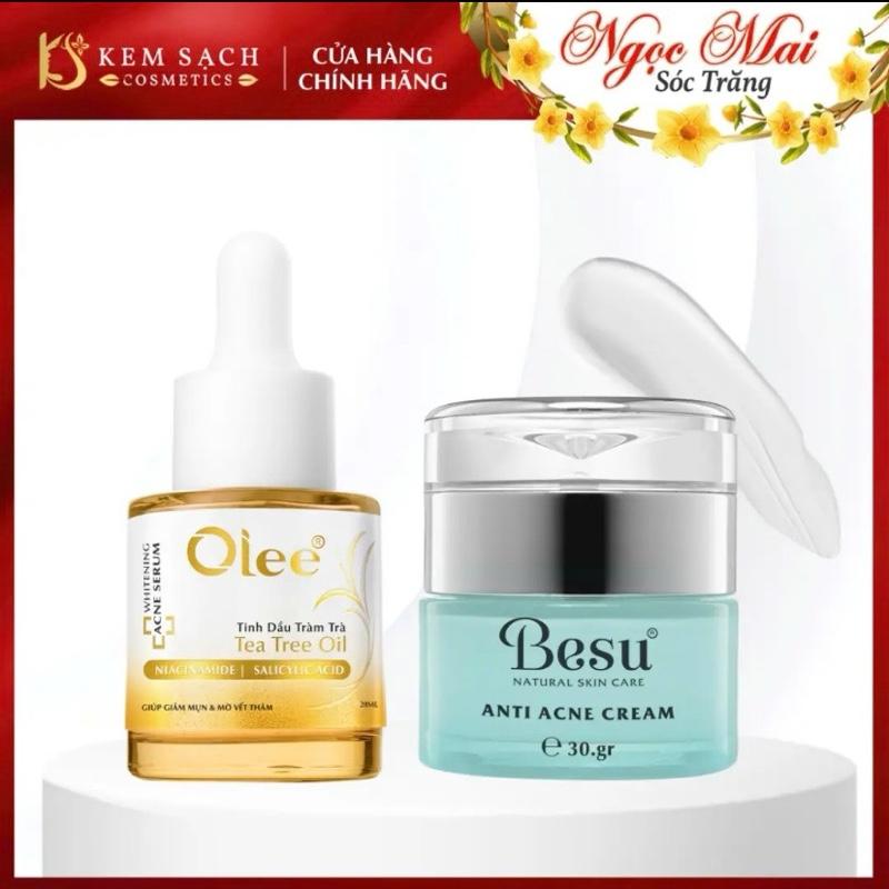 COMBO 1 SERUM MỤN + 1 KEM MỤN BESU