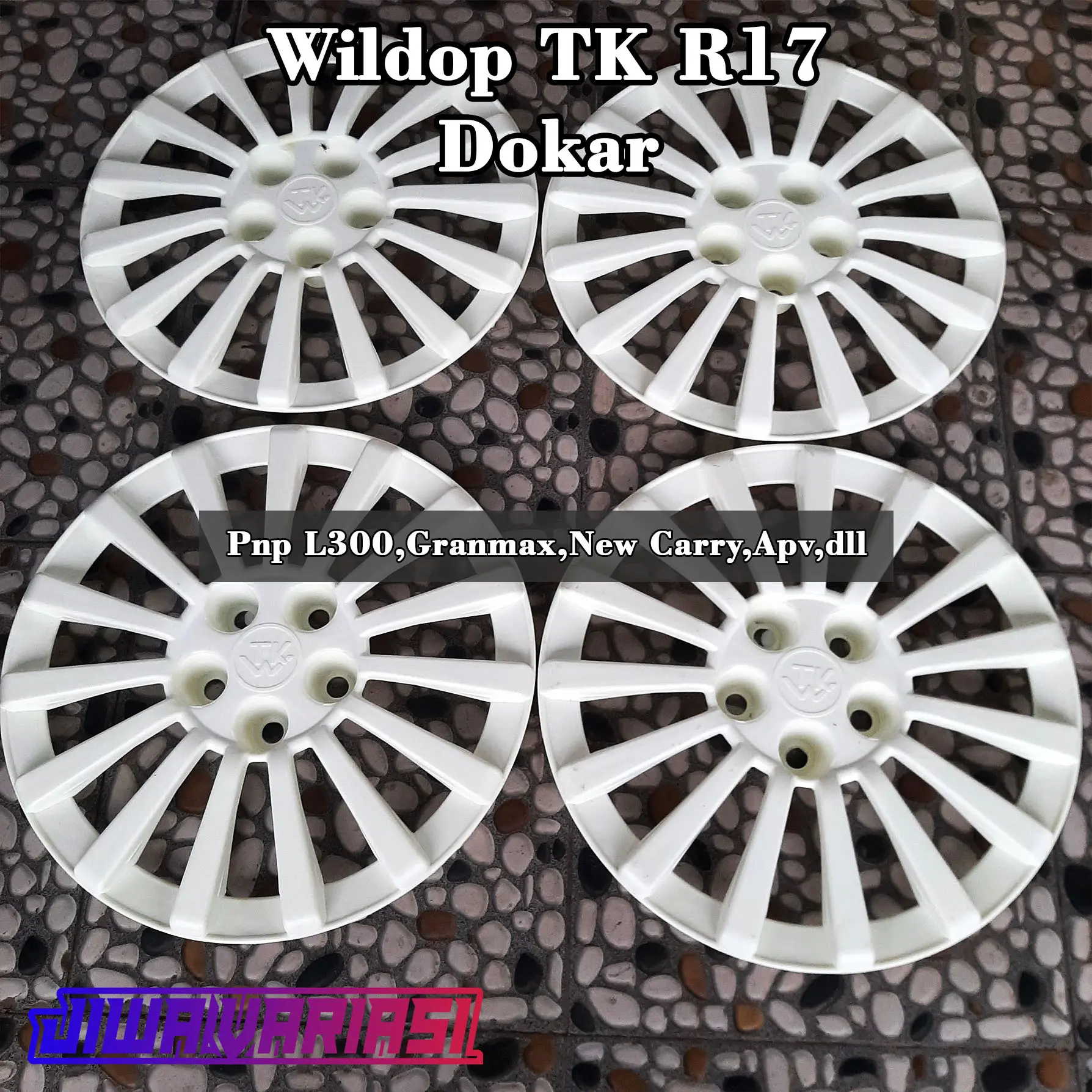 DOP RODA TK DOKAR R17 HARGA 4BIJI DOP RING 17