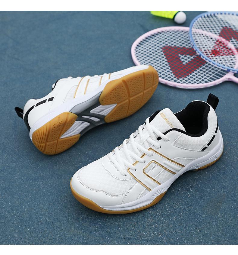Product Introduction of Professional Volleyball Shoes Male Badminton Shoes Female New Table Tennis Ball Shoes Non-Slip Training Shoes Sneaker Couple Tennis Shoes 7