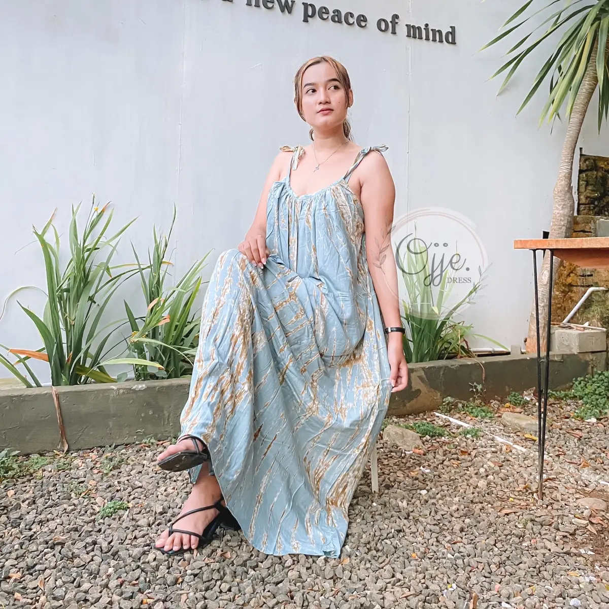 Jenny Longdress Daster Tali Yukensi Jumbo Rayon Panjang Bumil Wanita Busui Piyama Tidur Katun