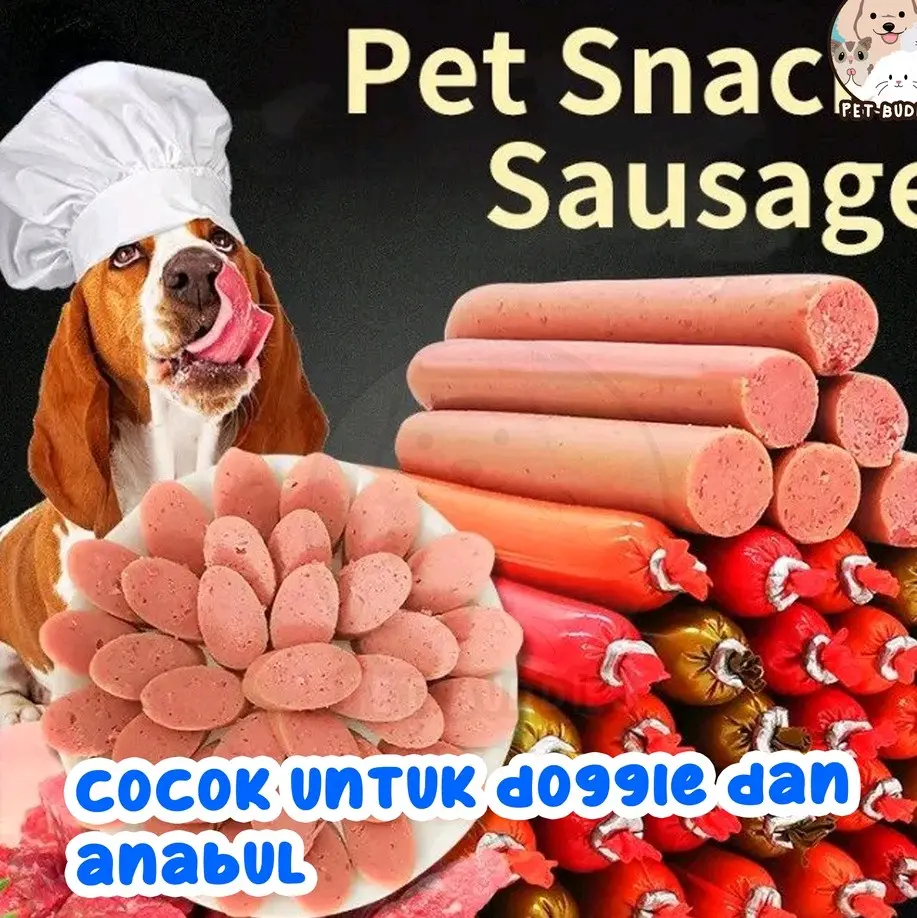 Sosis Hewan Snack Kucing Anjing Pet Sausage 15gr