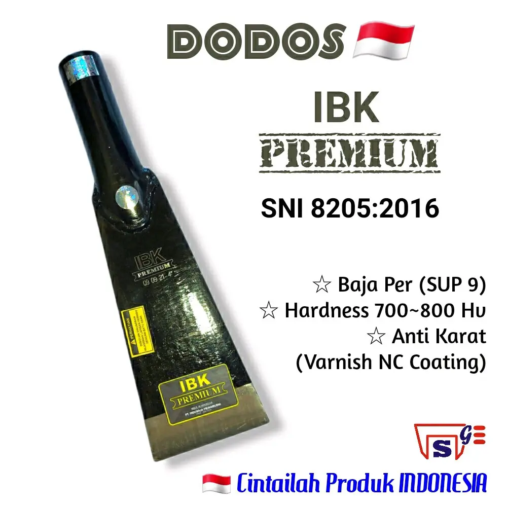 Dodos Sawit IBK PREMIUM 4 inch Linggis Tanah Baja Kuat Bahan Per SNI Indonesia Setya Global