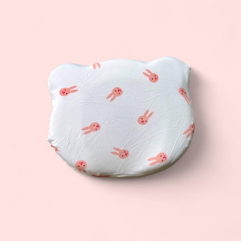 Product Introduction of gối cho bé cao su chống lõm bẹt đầu hình tai gấu vải thun lạnh mềm mát, kícḣ thước 21x25cm 7