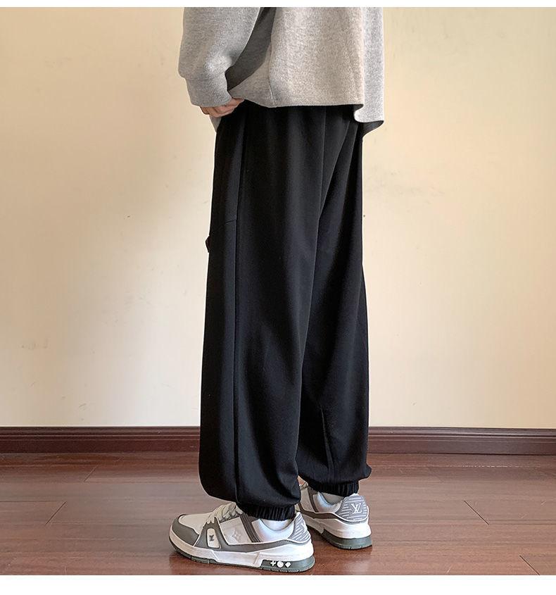 Product Introduction of Seluar Lelaki, Gaya Musim Bunga dan Musim Luruh, Seluar Peluh Jogger Longgar Trendi, Seluar Kargo Gaya Amerika, Kasual dan Serba guna, Sesuai untuk Sukan, Seluar Panjang, Ketibaan Baru 25