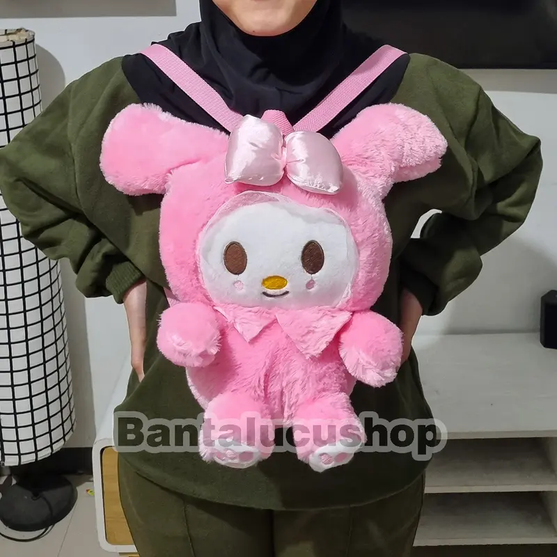 Tas Boneka Karakter Melody Ransel Wanita Kelinci Cute Bordir Ransel Anak Melody 3
