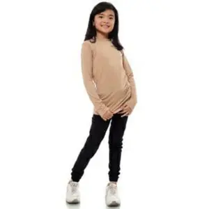 Manset Anak  Lengan Panjang usia 3-15 Tahun/ Baju Mangset / Kaos anak fashion Perempuan