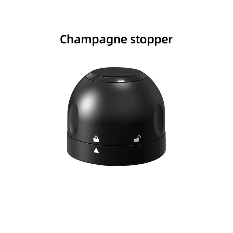 Product Introduction of 1/2Pcs Vacuum Red Wine Champagne Bottle Stopper Set Sealed Bottle Cap Stopper Leak-proof Retain Freshness Wine Bottle Plug Kitchen Silicone Utensils Cork Rotating Round 24