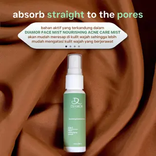 MORLAB - PAKET COMBO ACNE ( 1 PCS MORLAB V10 VITMANIN TONE UP CREAM + 1 PCS NOURISHING ACNE CARE MIST ) ) Acid Kusam 6