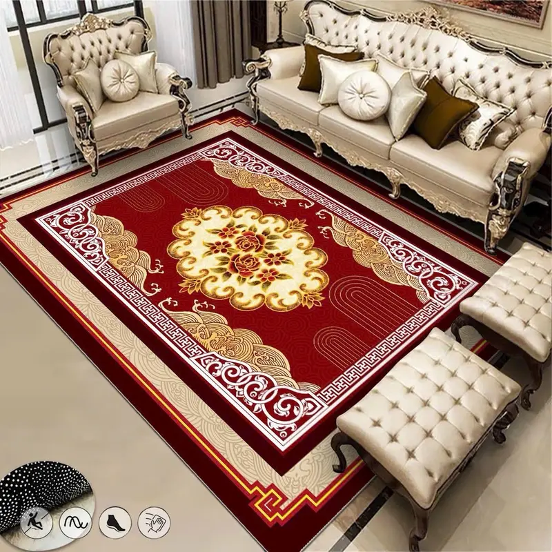THẢM BALI TRẢI SÀN THẢM TRẠI PHONG KHACH PHONG.THƠ PHONG NGÚ ,THÁM DECO TRANG TRÍ PHÒNG Chống trượt Dầy v.ip 1A+ kích thước( 1,6 x 2,3)m 7