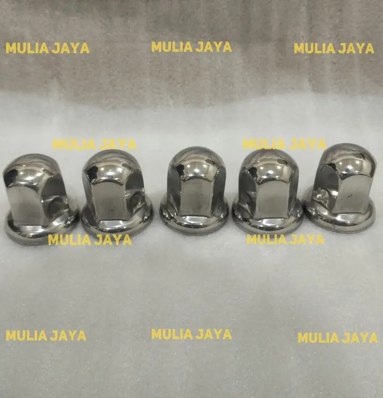 Cover atau Tutup Baut Roda Stainless (HARGA PER BIJI) Ukuran Kunci 33 1