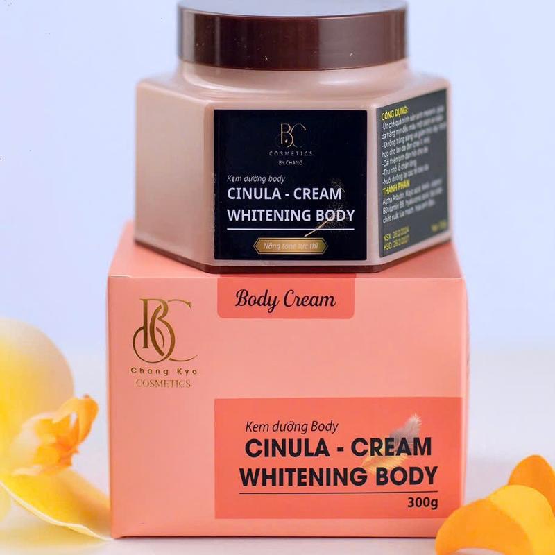 Kem dưỡng Body CINULA-CREAM WHITENING BODY Hữu cơ Cấp nước