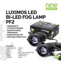 Gambar LUXIMOS Biled Foglamp Toyota 2 Inch 80W 3 Warna Devil Eye all Weather Putih Kuning Warm Kipas PF2 - NINE SURABAYA - Blue dari Nine Autoseries Surabaya Kab. Sidoarjo 1 Tokopedia