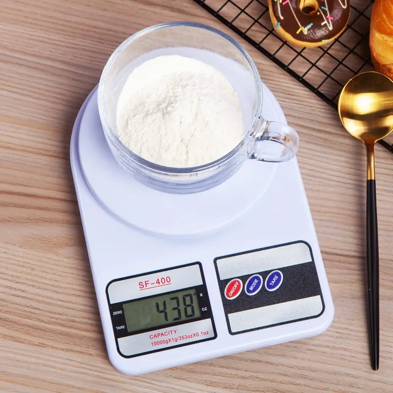 Timbangan Dapur Digital 10KG-SF-400 Alat ukur Kue Digital(free 2 baterai) Kitchenware 3