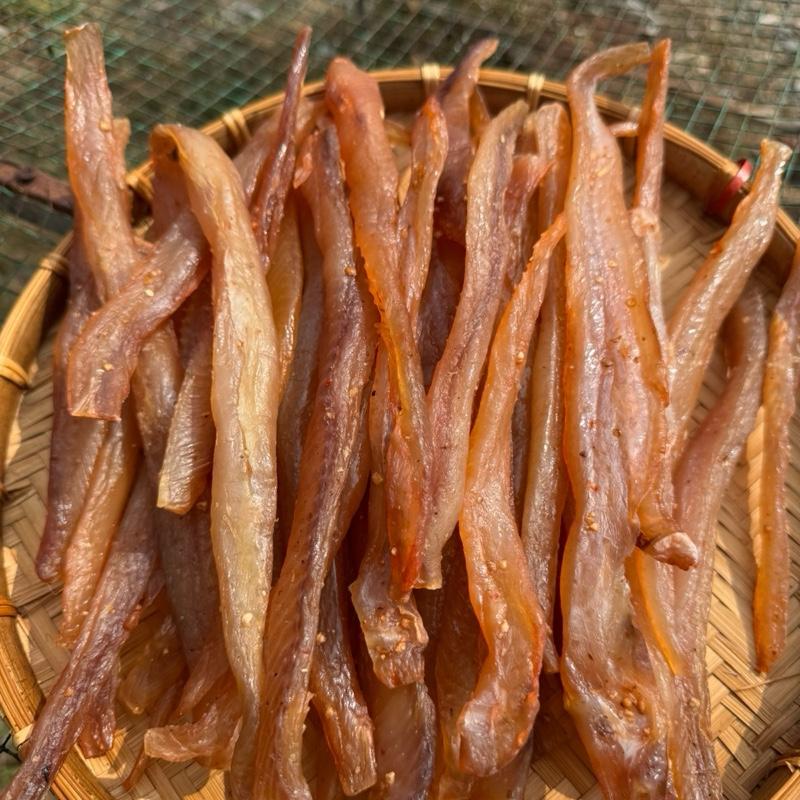 KHÔ CÁ LÓC SỢI PHI LÊ (Ướp mật ong rừng tràm) đóng gói 500g