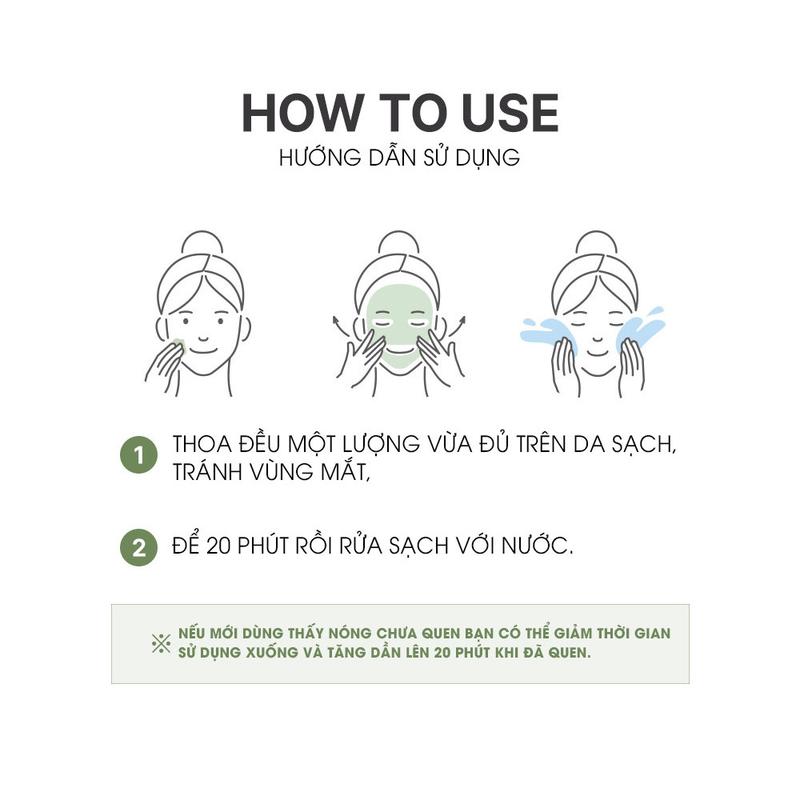 Mặt Nạ Ngải Cứu Graymelin Mugwort Heating Pack 100g Làm Sạch Da Mask Nữ 9