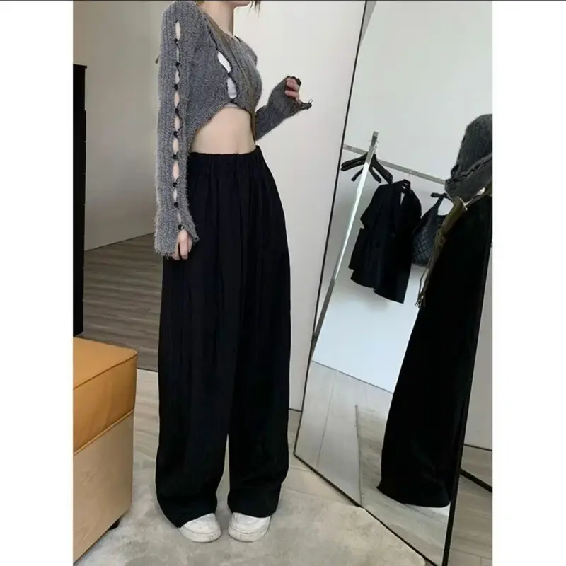 Quần nữ ông rộng thun tăm lạnh dày dặn (42-60kg) - phong cách trẻ trung nữ tính lịch sự - Women Voan Pants 5