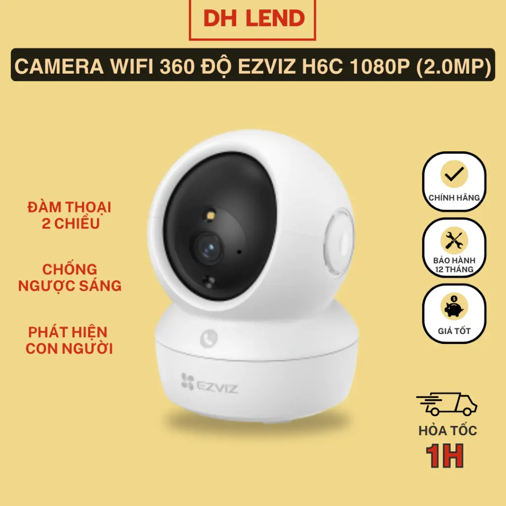 Camera WiFi 360 độ EZVIZ H6C 3MP