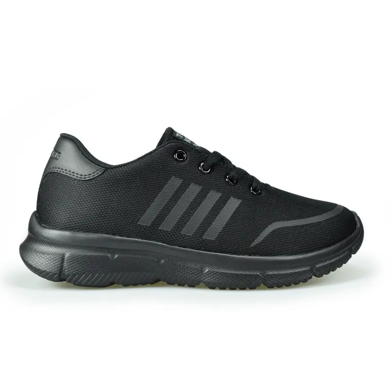 TOMKINS Scool Swarm One - Hitam Sepatu Sekolah Anak Remaja Sneakers Olahraga Casual 1