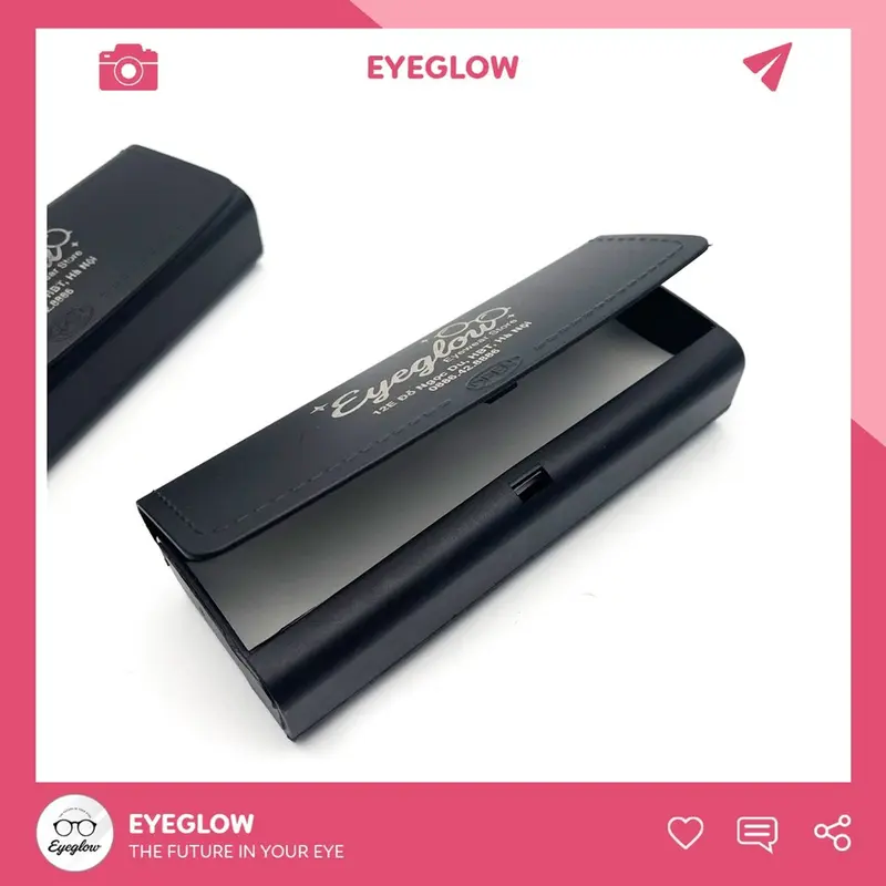 Hộp kính nhựa EYEGLOW thiết kế riêng đặc biệt kícḣ thước 154x54x33mm cao cấp EG2290 Nam Kiềng 2