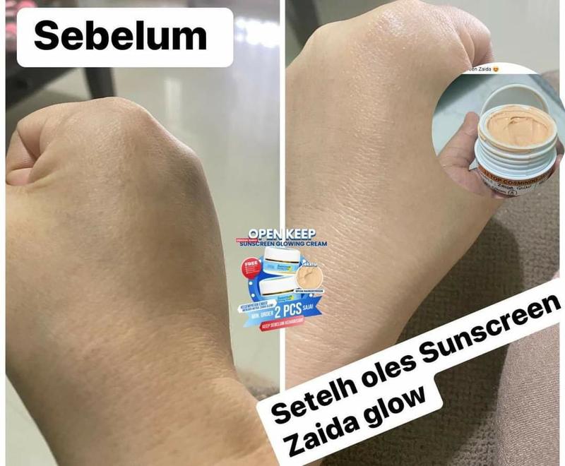 Product Introduction of sunscreen zaida glow skincare spf 30++ 4