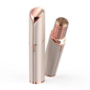 携帯型多機能電動除毛器 両ヘッド仕様 1 台入り USB 充電式、ゴールドカラーモデルは交換ヘッド 4 個付属