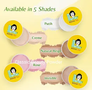Per 1 pcs Bedak tabur Marcks 40gr Wajah Sawo Wajah Sawo