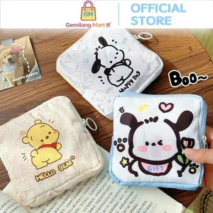 Dompet Penyimpanan Pembalut H775 Pouch Makeup Serbaguna Motif Poco Cute Desain Lucu Dan Praktis Untuk Wanita Dan Remaja