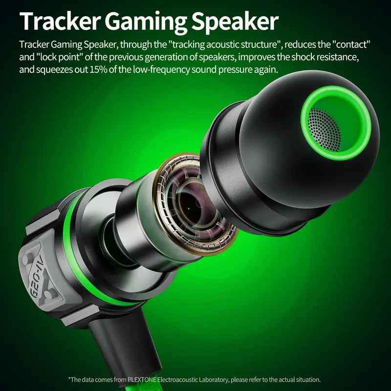 PLEXTONE G20 Gaming Headset In Ear Bass Earphone 5