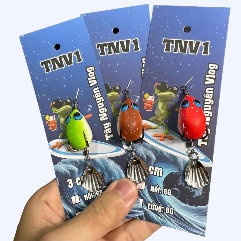 Mồi Câu Lure Tây Nguyên Vlog TNV1 - Dài 3cm Nổi 6,5gr Lửng 8gr - Bắt Cá Fishing